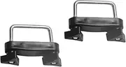 SOESFOUFU 2pcs Luggage Rack Accessories Roof Basket Clamps Universal Roof Rack Brackets Car Roof Cargo Carrier Clips Universal Roof Rail Clamps Mounting SUV Gutter Bolt Car Rack Mount Metal