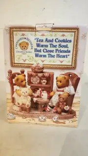 2000 Cherished Teddies Tea & Cookies Warm The Soul Mib