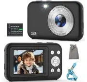 Kids Camera FHD 1080P 44MP Vlogging Camera, 16X Zoom Point