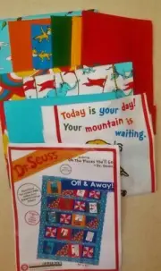 Dr. Seuss Off & Away Oh The Places You Will Go Quilt Kit by Robert Kaufman