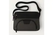 FIB Byron East West Sling Shoulder Bag Travel Adjustable Strap - Black