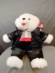 Teddy Bear Snowflake Dan Dee 2012 Decorative Tuxedo Nutcracker Plush Stuffed