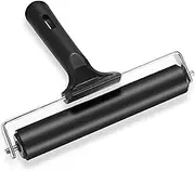 15cm Brayer Roller, Rubber Brayer Roller with 15cm (6 in) Handle, Paint and Ink Roller Tool for Stamping and Scrapbooks, Screen Print Making