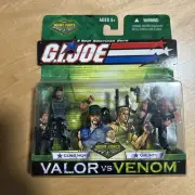 Gi Joe Valor Vs Venom Gung Ho Grunt Night Force Action Figures 2004