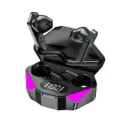 X15 TWS Game Fone Wireless Earphone Bluetooth Headphones 65ms Low Latency Earphones with Mic Wireless Headset LED Display - Black