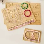 Beading Boards Design Wood Trays DIY Necklace Bracelet Beads Jewelry Making Mats
