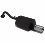 muffler for Toyota Corolla E12 HB 1.6i 81kW 2002-2004 Single Round Tip 100mm
