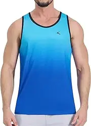 [KPSUN] Men's Quick Dry Sports Tank Tops Athletic Gym Bodybuilding Fitness Sleeveless Shirts for Beach Running Workout