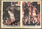 Larry Johnson, Billy Owens 1991-92 Front Row Premier PROMO 1/20,000 #81-85 MINT