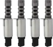 Yurefax 4pcs Engine Variable Timing VVT Solenoid Valve, for, A4 3.2L 2006-2008 06E109257J 06E109257P 06E109257F TS1069 2T1069 Car Oil Control Valve