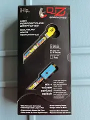 iHip DJZ Earphones High Performance Mic & Volume Control Noise Isolating RAVE