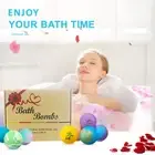 12pcs/box Bath Salt Balls Set Natural SPA Essential Oil Best Birthday New Year G