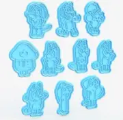Bluey Cookie Cutters Set Of 10