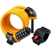Bike Bicycle Cycling Lock 5-Digit Combination Security Cable Lock 12*1200mm