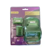 VINTAGE CHARGE N GO PRO STATION FOR GAME BOY COLOR BY PELICAN TRANSPARENT GREEN