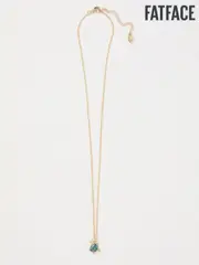 FatFace Gold Tone Turtle Necklace (AY8761) | $38