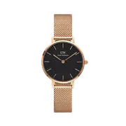 Daniel Wellington Petite 32 Melrose Rose Gold & Black Watch