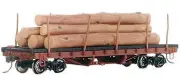 Bachmann 18332 HO Scale Acf 40" with Logs 1906-35