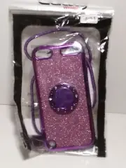 For iPod Touch 5th and 6th Premium Glitter Bling Slim Case with Ring Stand