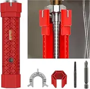 Faucet Wrench 12-in-1 Upgraded - Sink Wrench Plumbing Tools, Basin Wrench, Faucet Sink Drain Installer Tools, Multifunctional Plumbing Wrench Tool for Basin/Sink (Upgraded 12 in 1 Faucet Wrench)