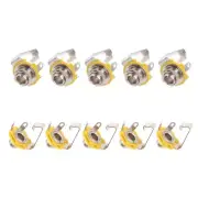 10Pcs 6.35mm 1/4" Mono Chassis Guitar Input Output Guitar Parts