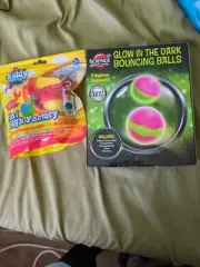 Science By Me Glow In Dark Bouncing Ball Kit And Mini Dough Factory