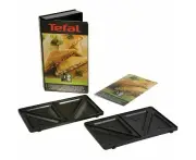 Tefal XA800212 Club Sandwich Plates Set Non-Stick, Snack Time, Accessory, Snack Collection