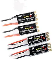 RC Helicopter Aircraft Parts for FVT LITTLEBEE Little bee BLHeli-s Spring 20A/30A Brushless ESC 2-6S Supports DSHOT Oneshot42 OneShot125 for RC FPV Racing Drone Replaceable Accessories (Color : 8pcs