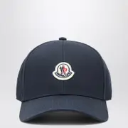 [Moncler] Navy baseball cap One size Blue