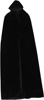 HAPINARY Witch Cloak Decoration Halloween Hooded Cloak Halloween Cape Cloak Cosplay Halloween Costumes Cape Cape Cloak Halloween Cloak Prop Cloak Halloween Outdoor Cape Decor Black