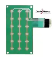 Dixie Narco 2145,5591 /3000 /5000 Selection Switch Keypad Membrane And Overlay