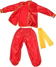 [ifundom] Boys and Girls' Martial Arts Uniform Kung Fu Outfit Chinese Traditional Clothing for Tai Chi Comfortable Training Suit