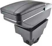 Auto Armrest Box for Opel for Vauxhall for Astra J 2009-2015 Car Armrest Box Arm Rest Rotatable Storage Box Decoration Car Styling(Black Thread)