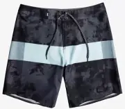 Quiksilver Highlite Arch 19 Boardshorts New Tarmac Blue Black Surf Shorts 32”