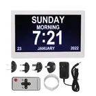 New Digital Photo Frame 10in 1024x600 LCD Alarm Clock Remote Control 100‑240V Fo
