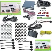 VALEO Beep and Park Parking Assistance Kit with 8 Sensors and LCD Display - Front and Rear Mounting 632202