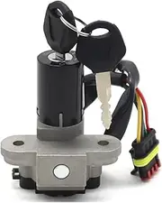 MZBZUTEDEE Motorcycle Ignition Key Switch Fuel Gas Cap Seat Lock Kit Fit for MV Agusta Brutale 910S 2005-2007 989R 2008-2009 910R Italia 1078RR