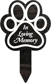 Dog Memorial Yard Signs - Animal Memorial Markers, Pet Remembrance Stakes | Dog Cemetery Garden Stake Memorial Yard Decorations, Pet Loss Outdoor Plaques Dog Claw Sympathy Garden Grave Decor