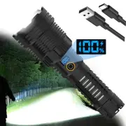 Flashlights High Lumens,Brightest Led Rechargeable Flashlight 900000 Lumens, ...