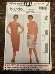 Burda 8654 UNCUT Sewing Pattern, Misses' Coordinates, Size 8-18