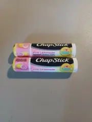 CHAPSTICK PINK LEMONADE Flavor Lip Balm Lot of 2 New & Sealed YUMMY!