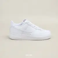 在飛比找蝦皮商城優惠-NIKE AIR FORCE 1 AF1 全白鋼印 皮革鞋墊