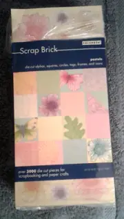 NEW colorbok Scrap Brick over 3000 Die cuts for crafts