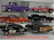 Model 1/18 Diecast Display Case 6 car Muscle