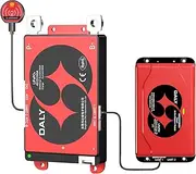 DALY BMS 12V 4S 100A Balance - 1A Active Cell Balancing BMS with Bluetooth Module for 12V LiFePO4 Battery Pack Solar RV Trolling Motor