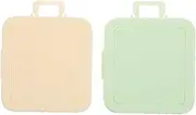 Healeved Large Capacity Makeup Powder Puff Case Breathable Travel Powder Puff Storage Container Decorative Square Office Storage Box