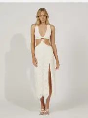 BNWT ALICE MCCALL VANILLA YVONNE MIDI DRESS - SIZE 10 AU/6 US