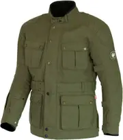 Merlin Burslem Eco Laminated Motorcycle Textile Jacket, green, Size S for Men
