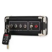 DropLight Ind. Handcrafted Guitar Amp Wall Mounted Key Holder with 4 Keychain...