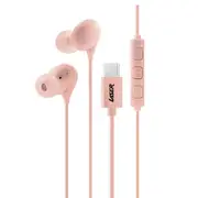 Laser Wired In-Ear Earphones with In-Line Controls (Rose)